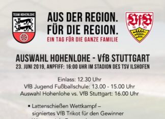 Julian Krämer spielt in der Hohenlohe – Auswahl gegen den VfB Stuttgart