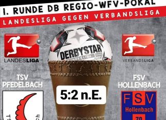 1. Mannschaft – TSV Pfedelbach – FSV Hollenbach 5:2 n.E.!!!