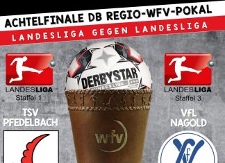Achtelfinale im wfv-Pokal: TSV Pfedelbach empfängt zu Hause den Landesligisten VfL Nagold