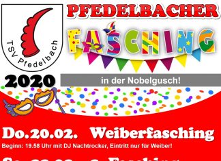 Pfedelbacher Weiberfasching