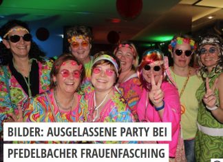 AUSGELASSENE PARTY BEI PFEDELBACHER FRAUENFASCHING
