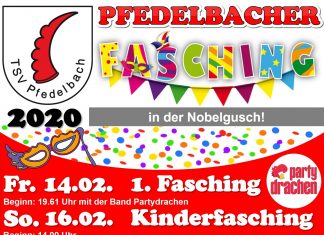 Pfedelbacher Fasching 2020