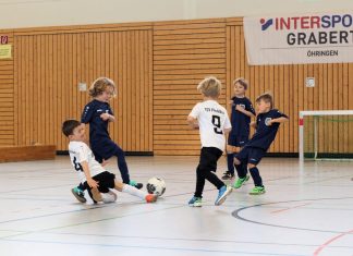 Bambini-Turniere des TSV Pfedelbach in der Sporthalle an der Schanz ein voller Erfolg