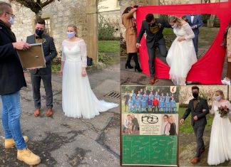 Wir gratulieren unserem Trainer der 2. Mannschaft Julian Schweyer zur Hochzeit