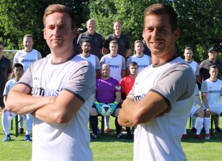 Moritz Eberhardt und Tobias Sailer weiter für die Zweite am Ball!