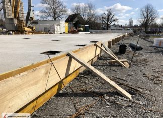 Neubau der Umkleidekabinen – Update