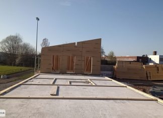 Neubau der Umkleidekabinen – Update