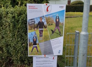 Unsere Mädels von der Geschäftsstelle haben einen Bewegungs-Parcour aufgebaut!!!