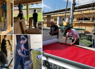 Neubau der Umkleidekabinen – Update