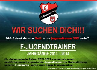 F-Jugendtrainer gesucht