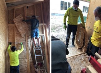 Neubau der Umkleidekabinen – Update