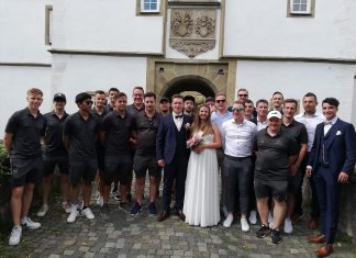 Wir gratulieren unserem Spieler Pascal Fleisch zur Hochzeit
