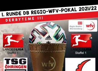 DB Regio-wfv-Pokal 1.Runde Vorbericht: TSG Öhringen -TSV Pfedelbach