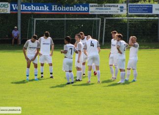 2. Mannschaft – 2.Bezirkspokalrunde Vorbericht: TSV Pfedelbach II – TSV Crailsheim II