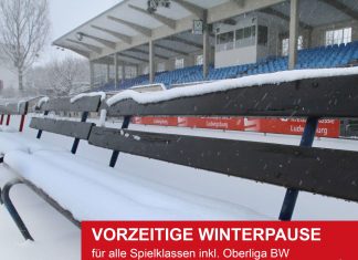 WINTERPAUSE im Verbandsgebiet