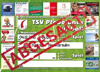 1. Mannschaft – Landesliga 20. Spieltag: TSV Pfedelbach – Türkspor Neckarsulm fällt aus!!!