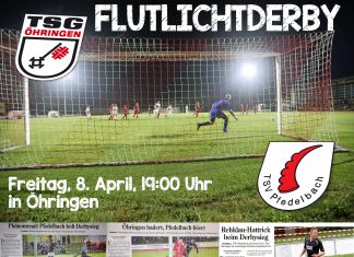1. Mannschaft – Landesliga Vorbericht 28. Spieltag: TSG Öhringen – TSV Pfedelbach