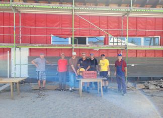 Neubau der Umkleidekabinen – Update