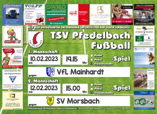 Vorbereitungsspiele am kommenden Wochenende: 1. Mannschaft am Freitag, 2. Mannschaft am Sonntag mit Heimspielen