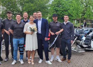 Wir gratulieren unserem Spieler Kevin Arnold und seiner Frau Sabrina zur Hochzeit