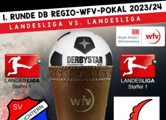 1. Mannschaft – 1. Runde im DB-Regio wfv-Pokal ausgelost: SV Schluchtern – TSV Pfedelbach