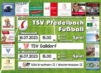 Vorbereitungsspiele: beide Mannschaften am Sonntag auswärts im Einsatz