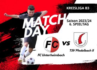 2. Mannschaft – Kreisliga B3 6. Spieltag: FC Unterheimbach – TSV Pfedelbach 2 1:1 (1:0)