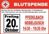 Blutspende am Freitag, 20.10.2023 – Erstspender dringend gesucht