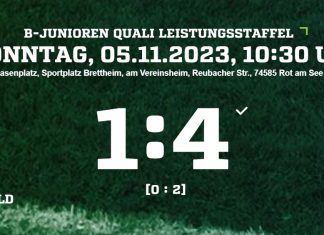 B-Junioren gewinnen auswärts in Rot am See