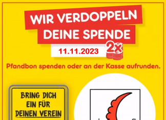 Netto verdoppelt am Samstag, den 11.11.2023 deine Spende!