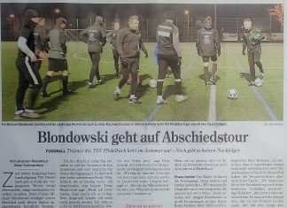 1. Mannschaft: Trainer Michael Blondowski hört im Sommer auf