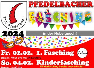 1. Fasching startet heute Abend – Restkarten an der Abendkasse