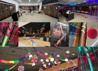 Aufbau für den Pfedelbacher Fasching 2024 hat begonnen