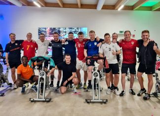 Senioren beim Spinningkurs im Energym