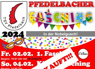 Fasching: 2. Fasching ausverkauft +++ es gibt keine Karten mehr!!!