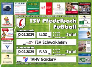 weitere Vorbereitungsspiele am kommenden Wochenende