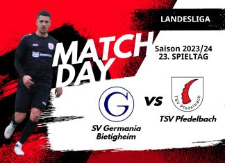 1. Mannschaft – Landesliga 23. Spieltag: SV Germania Bietigheim – TSV Pfedelbach 1:1 (1:1)