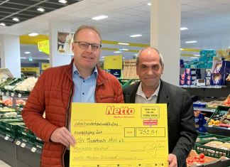 Netto Vereinsspende – TSV bekommt Spende von Netto