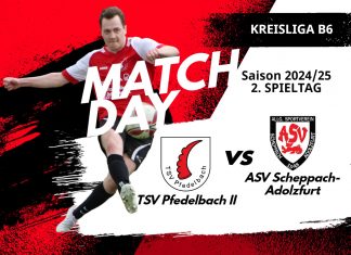 2. Mannschaft – Kreisliga B6 Vorbericht 2. Spieltag: TSV Pfedelbach II – ASV Scheppach-Adolzfurt