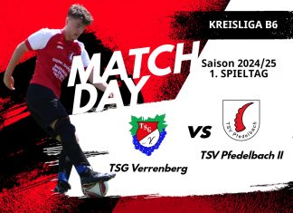 2. Mannschaft – Kreisliga B6 Vorbericht 1. Spieltag: TSG Verrenberg – TSV Pfedelbach II