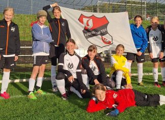 D-Juniorinnen: Erster Punktgewinn in Bühlerzell Unsere D-Juniorinnen vor dem Spiel in Bühlerzell