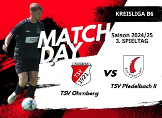 2. Mannschaft – Kreisliga B6 Vorbericht 3. Spieltag: TSV Ohrnberg – TSV Pfedelbach II