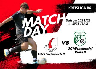 2. Mannschaft – Kreisliga B6 Vorbericht 4. Spieltag: TSV Pfedelbach II – SC Michelbach/Wald II