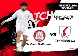 1. Mannschaft – Bezirksliga Franken Vorbericht 9. Spieltag: FC Union Heilbronn – TSV Pfedelbach