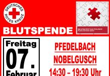 Blutspende am Freitag, 07.02.2025 – Erstspender dringend gesucht