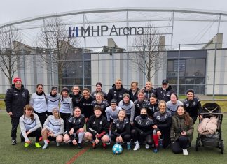 Fußball Frauen: Trainingslager der Damen in Stuttgart