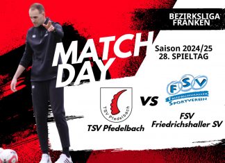 1. Mannschaft – Bezirksliga Vorbericht 28. Spieltag: TSV Pfedelbach – FSV Friedrichshaller SV