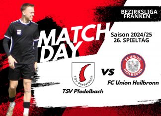 1. Mannschaft – Bezirksliga Vorbericht 26. Spieltag: TSV Pfedelbach – FC Union Heilbronn