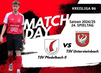 2. Mannschaft – Kreisliga B6 Vorbericht 24. Spieltag: TSV Pfedelbach II – TSV Untersteinbach
