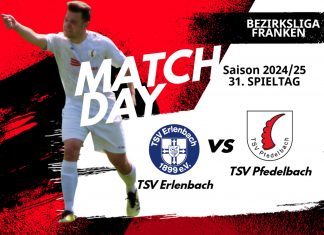 1. Mannschaft – Bezirksliga Franken Vorbericht 31. Spieltag: TSV Erlenbach – TSV Pfedelbach